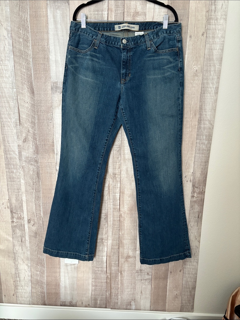 GAP Women's long and lean stretch Dark Blue Jeans